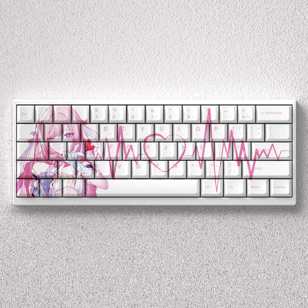 Trò chơi Honkai: Star Rail Keycaps Cyrene Elysia chủ đề PBT Cherry Profile Side-print keycap diy Bàn