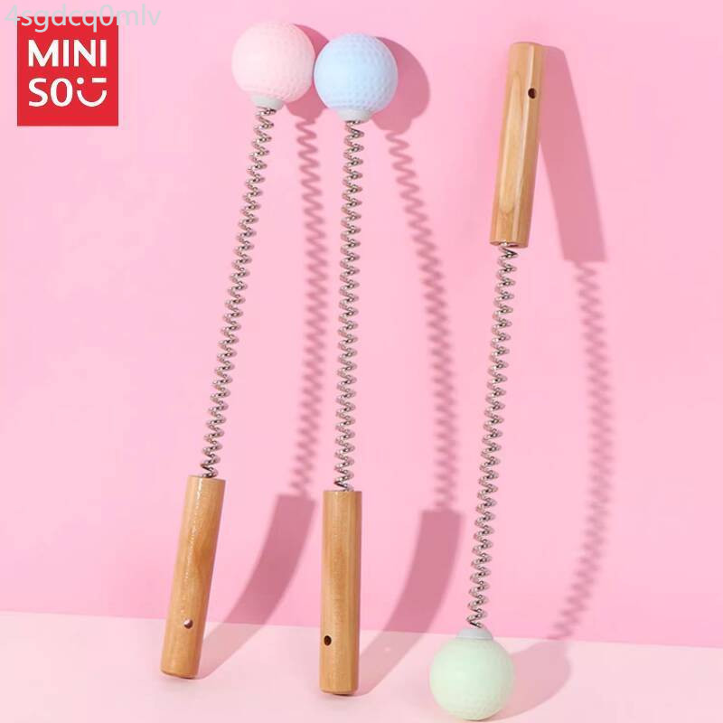 [SALE] Búa massage Miniso có tay cầm bằng gỗ, lưng, gậy massage, búa sức khỏe, sản phẩm chính hãng