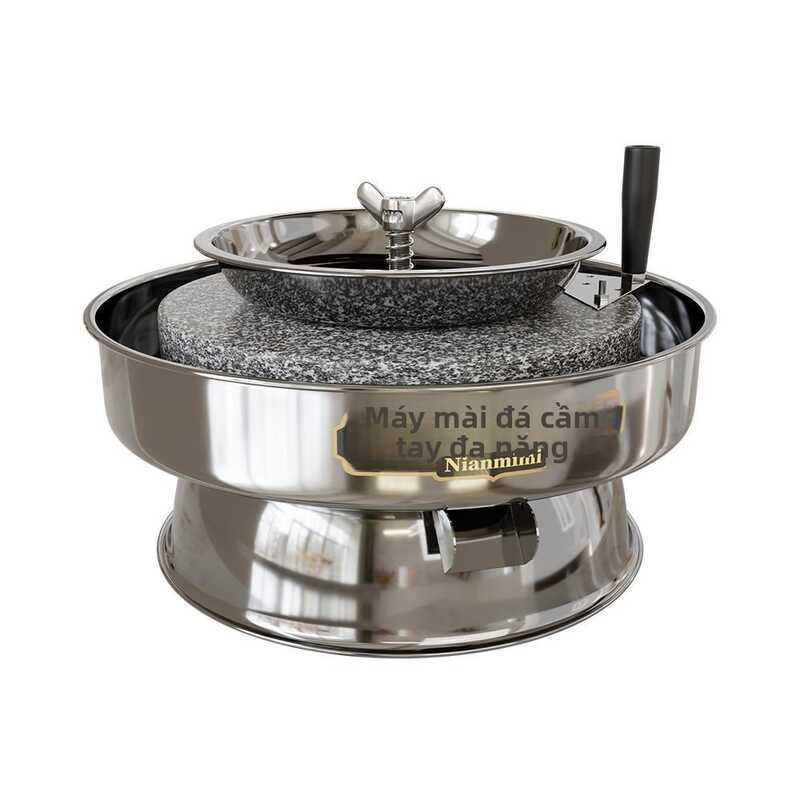 Máy đá, thủ công đình, máy đá gia đình nhỏ dùng để làm nành, đậu phụ, sữa gạo và xay ngũ cốc.