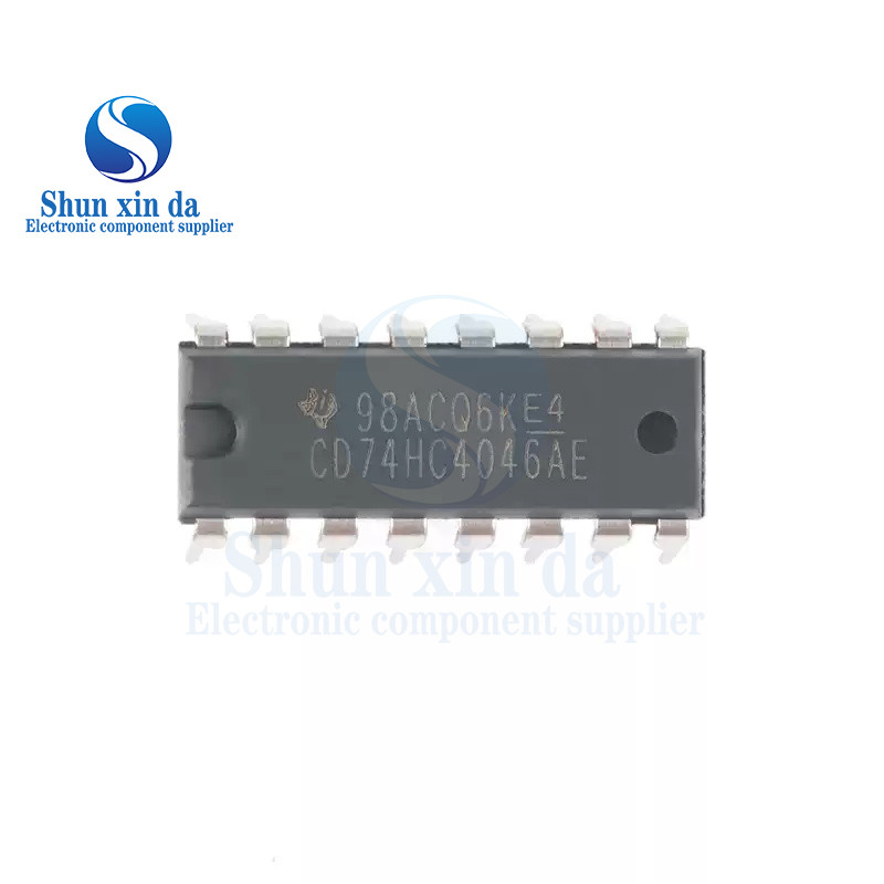 5 CÁI CD74HC4046AE 74HC4046 DIP-16 Vòng khóa pha Logic CMOS tốc độ cao với IC DIP VCO