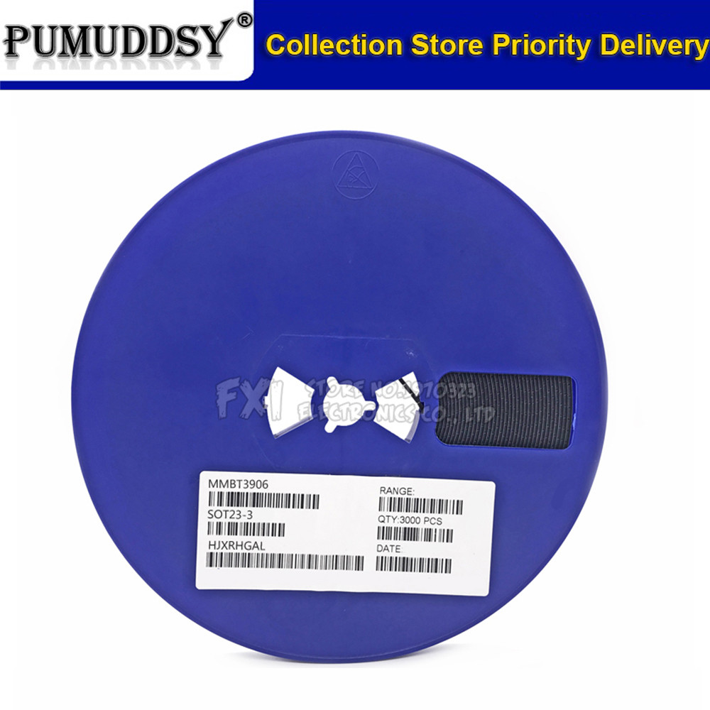 3000 chiếc MMBT3906 2A MMBT3906LT1G 3906 2N3906 200mA 40V SOT-23 SOT23-3 PNP SMD Triod Transistor Mớ