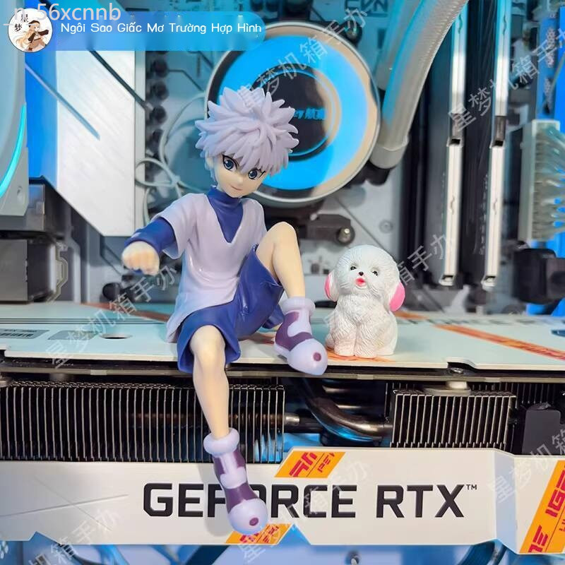 [HÀNG MỚI VỀ] Mô anime x Hunter Killua Zolda Kurolo, vỏ máy tính, card họa, mô hình phòng cảnh biể