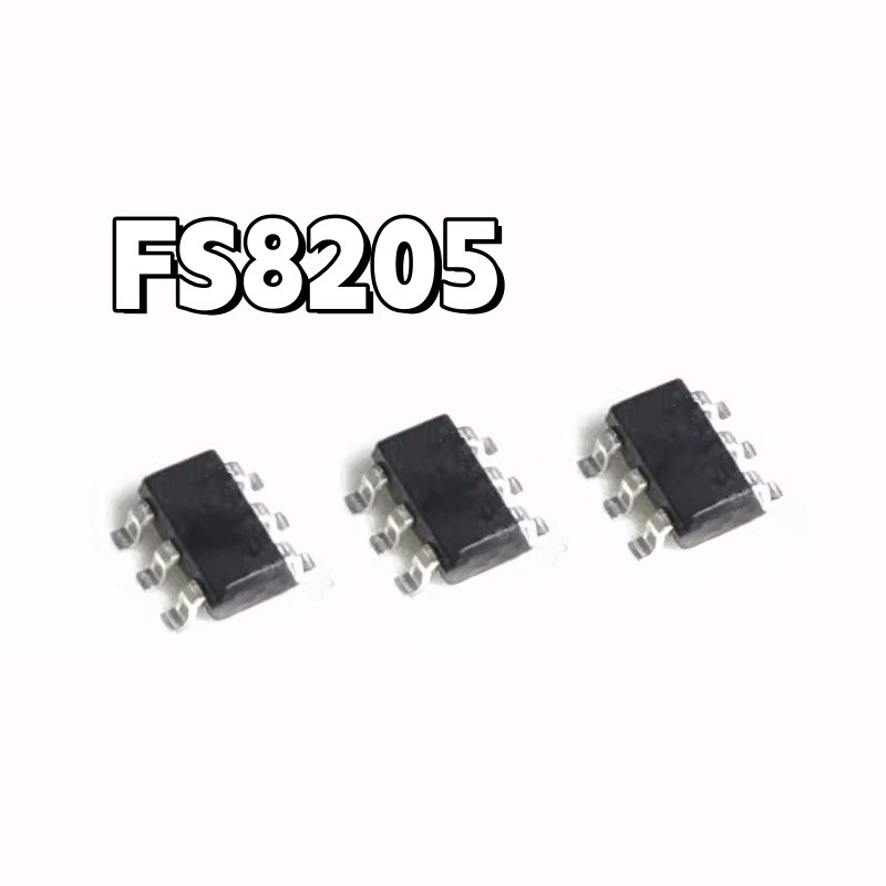 Thương Hiệu Mới Chính Hãng FS8205S 8205S FS8205A 8205A Pin Lithium Bảo Vệ IC SOT23-6 Chip Mạch