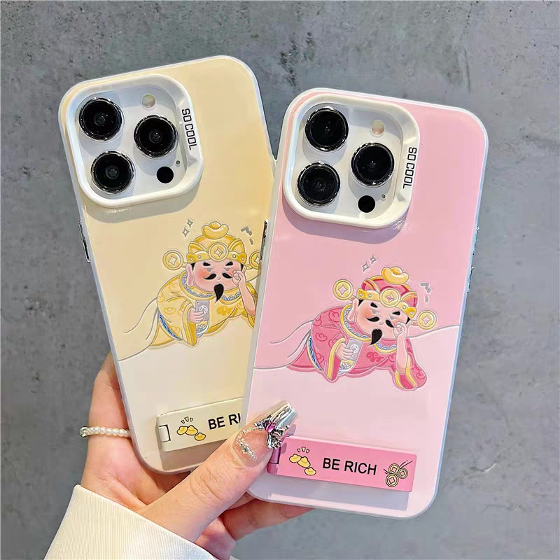 Dành Cho OPPO F19 Pro A96 A78 A79 A9 A5 A98 A1K F23 Find X8 Pink God of Wealth Yellow God of Wealth 