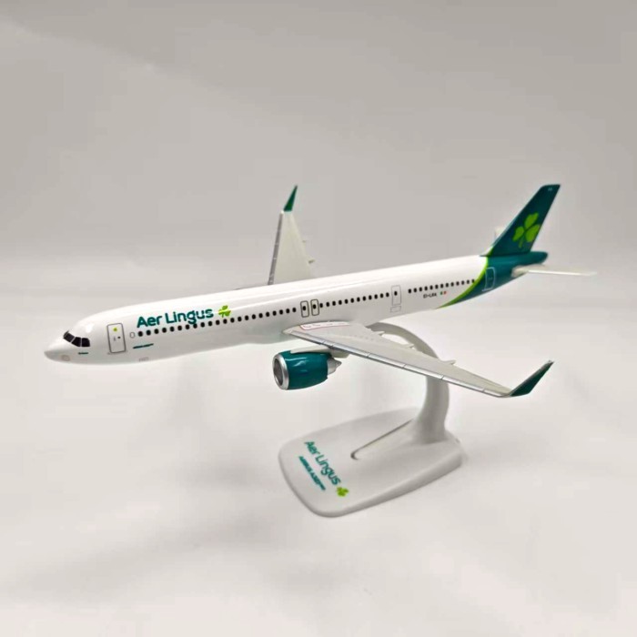 1 / 200 A321neo Irish Airlines ABS Lắp Ráp Mô Hình Máy Bay Mô Hình Tĩnh Bộ Sưu Tập Quà Tặng Đồ Trang