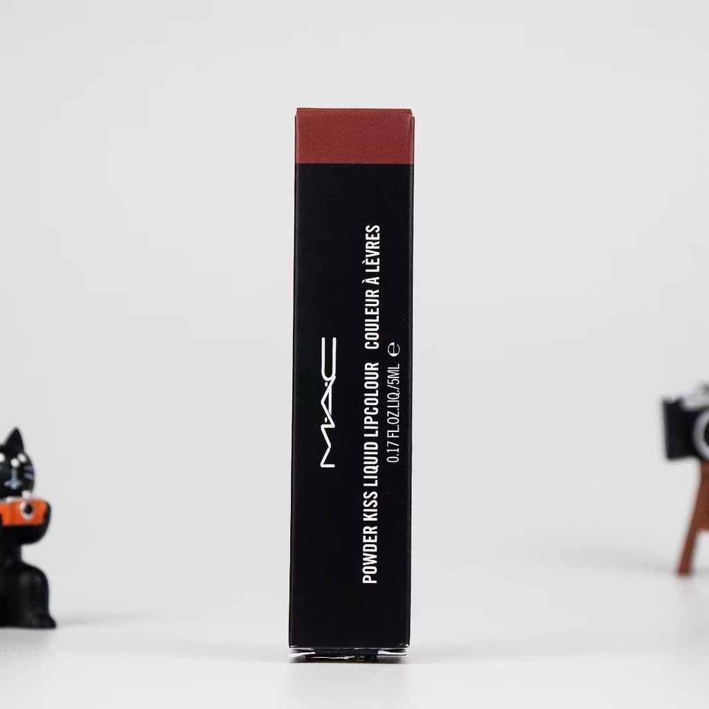 Bắn thật❤ 36 / Piece MAC Soft Mist Lip Glaze 5ML Gói trang trọng Màu số 973 + 974 + 975 + 982 + 987 