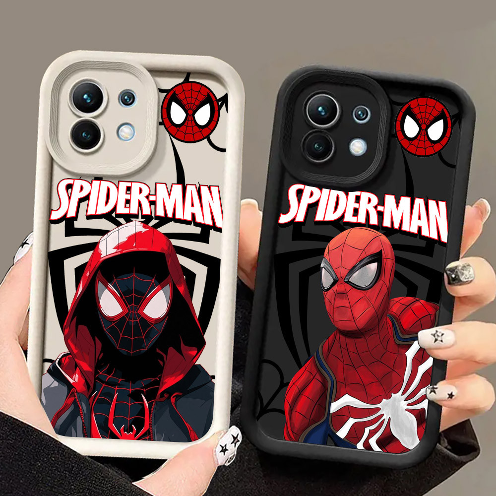 Ốp Điện Thoại Marvel Spiderman Miles Morales Cho Xiaomi 17 Pro 15 Utra 13T 14T 15T Pro POCO M7 M6 5G