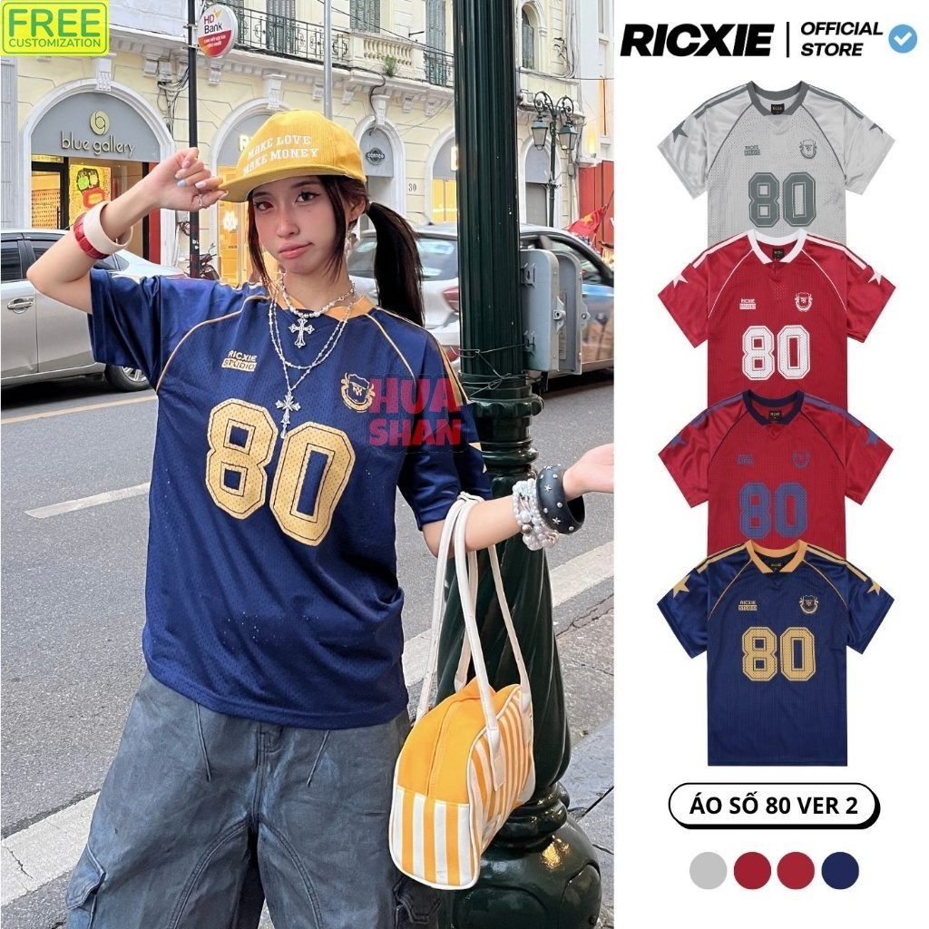 [VER 2] Áo thun Ricxie 80 Phiên bản mới - Top Basic Hot Trend Sportswear