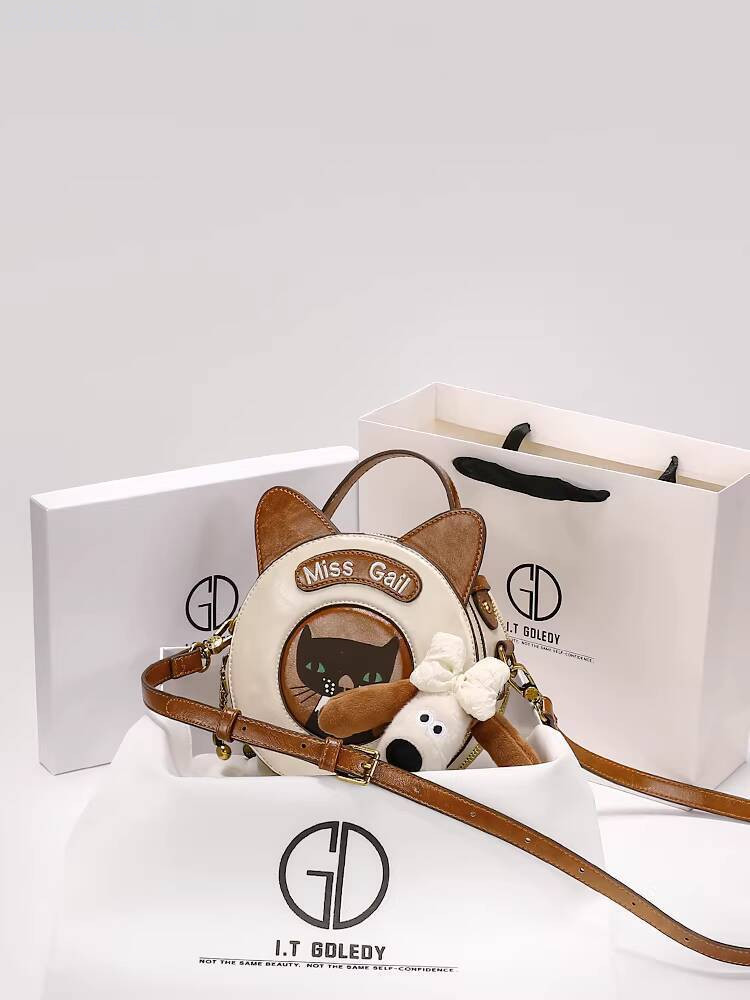[SIÊU HOT 2026] IT GDLEDY Tròn Nhỏ Dễ Thương Bé Gái, Túi Đeo Chéo Mới 2026, Quà Sinh Nhật Hoàn Hảo
