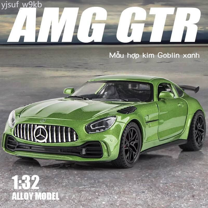 [ Siêu Tiết kiệm] Mô hợp kim Daben AMG Green Demon GTR, quà tặng cho bé trai, đồ chơi kéo lùi, hình
