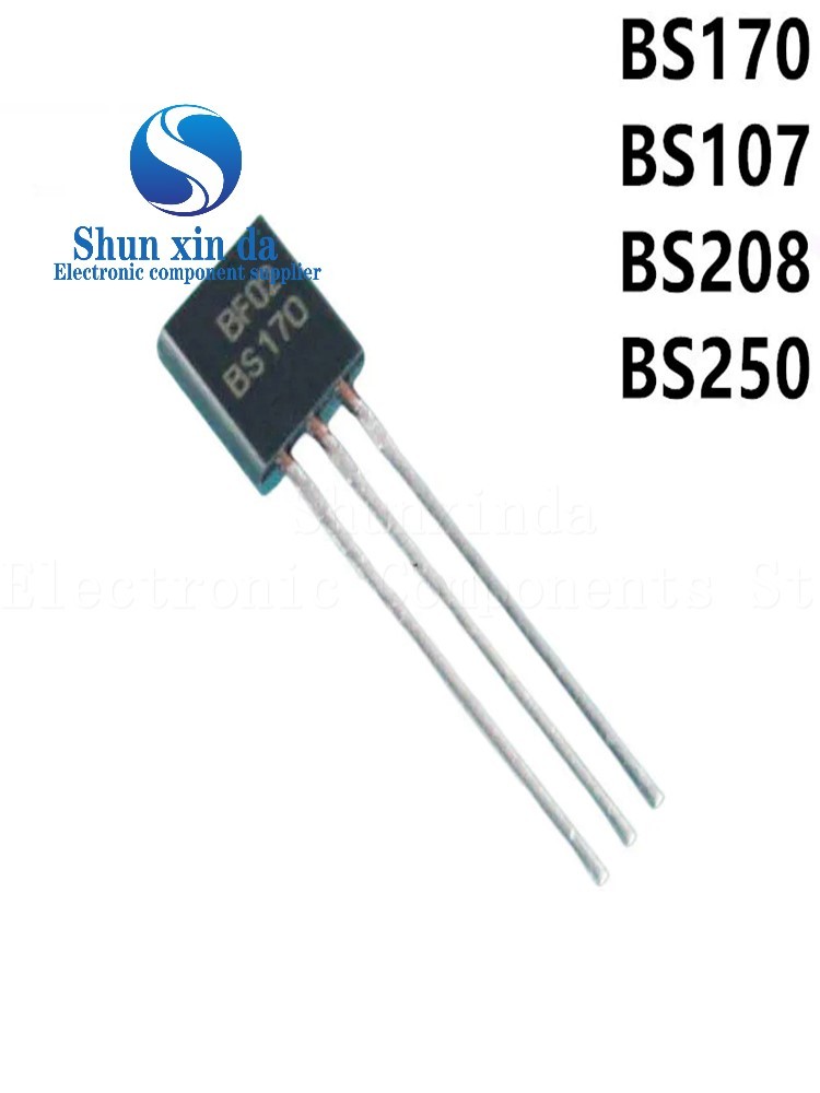 10 CÁI BS170 TO-92 TO92 BS107 BS107A BS250 BS208 Transistor Triode mới