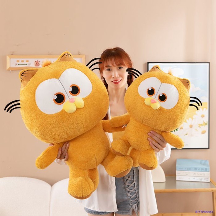 🌈🌈 Cute Garfield Plush Toy Doll Cat Doll Rag Doll Girls Sleeping Pillow