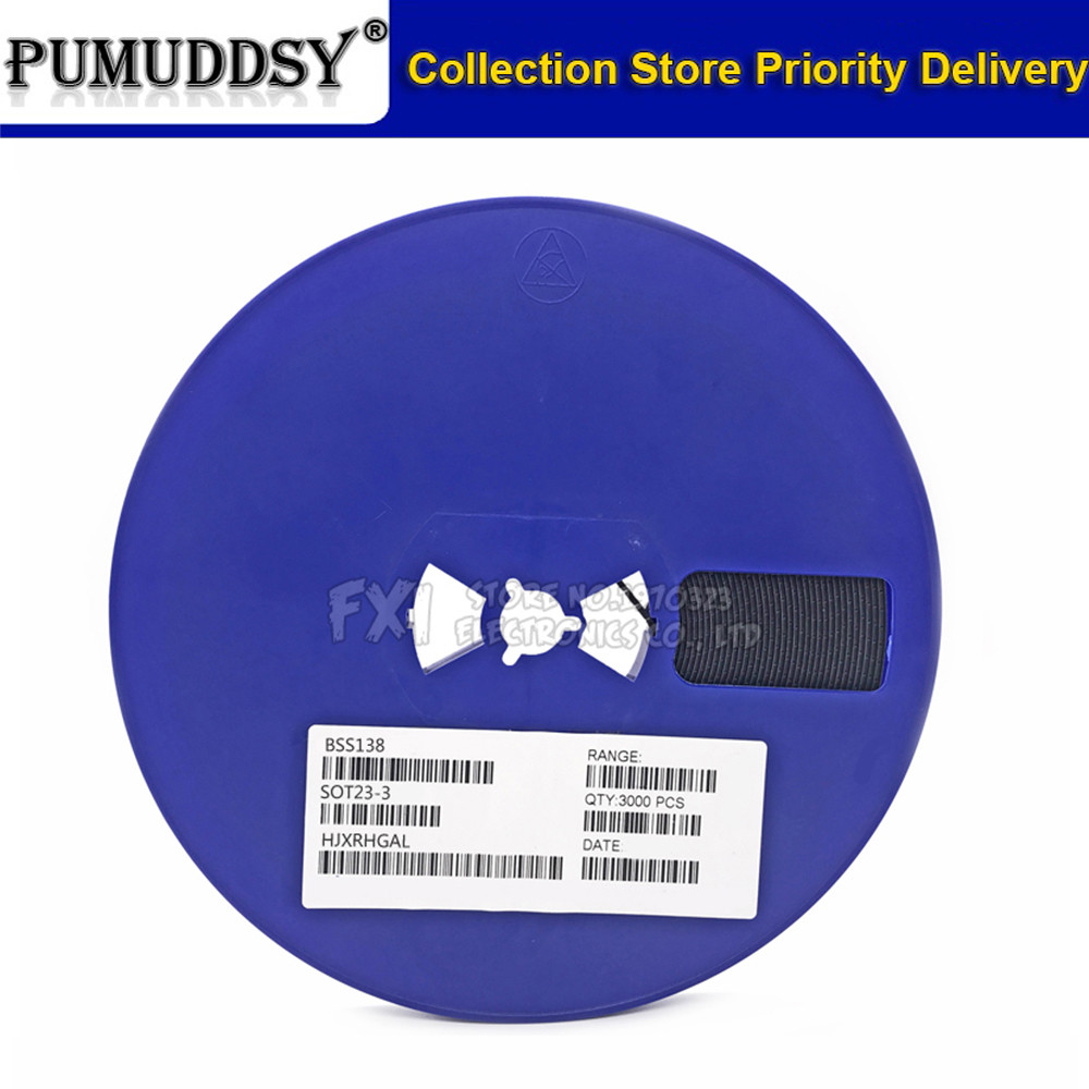 3000 chiếc BSS138LT1G SOT23 BSS138 MOSFET SMD J1 IC mới và nguyên bản