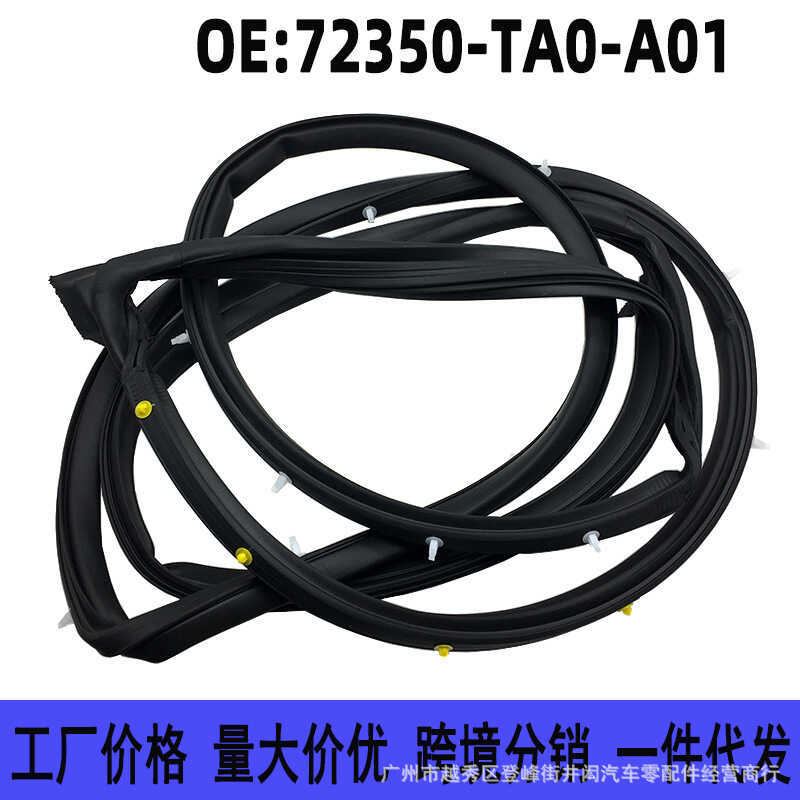 72350-TA0-A01 Thích Hợp Cho Xe Honda 08-13 Mẫu Accord Cửa Sổ Niêm Phong Dải Thân Chống Thấm Nước