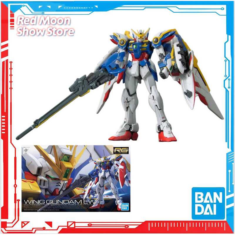 Còn hàng Bandai RG 20 1/144 WING GUNDAM EW Wing Gundam Mô lắp ráp biến hình Đồ chơi quà tặng