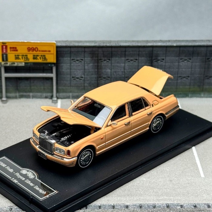 GFCC 1: 64 1998 Rolls Royce Bạc Thiên Thần Rolls Hợp Kim Mẫu Xe Đồ Trang Trí
