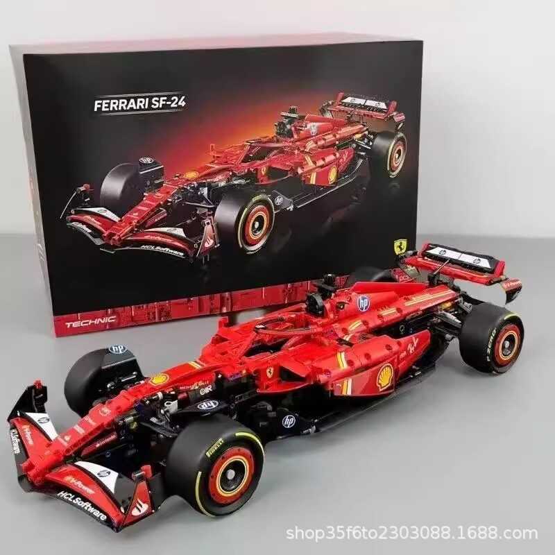 Xuyên Biên Giới Tương Thích Lego 42207 Bộ Cơ Khí Sản Phẩm Mới Ferrari F1 Đua Xe SF-24 Khối Xây Dựng 