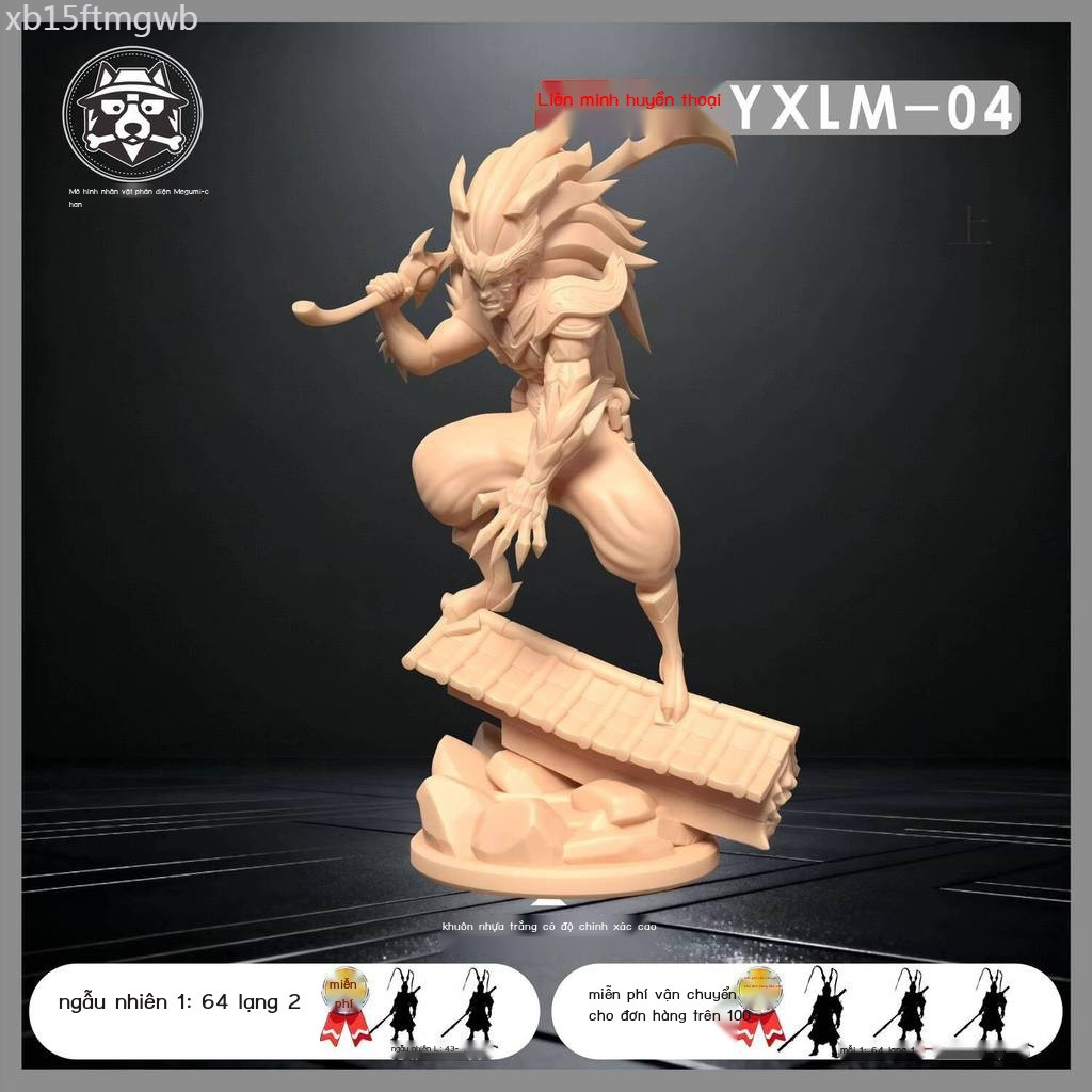 [HÀNG MỚI VỀ] Mô hình Zai Jiang Liên Minh Huyền Thoại Đêm Tối Yasuo 1/64 hoặc 1/4 Tượng Nhỏ Nhựa K