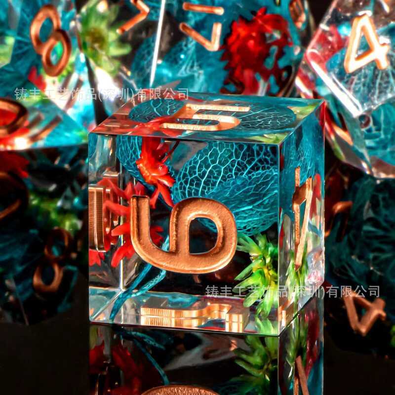 Nhựa DICE DND Dungeon and Dragon COC Cthulhu Board Game Polyhedron DICE DICE