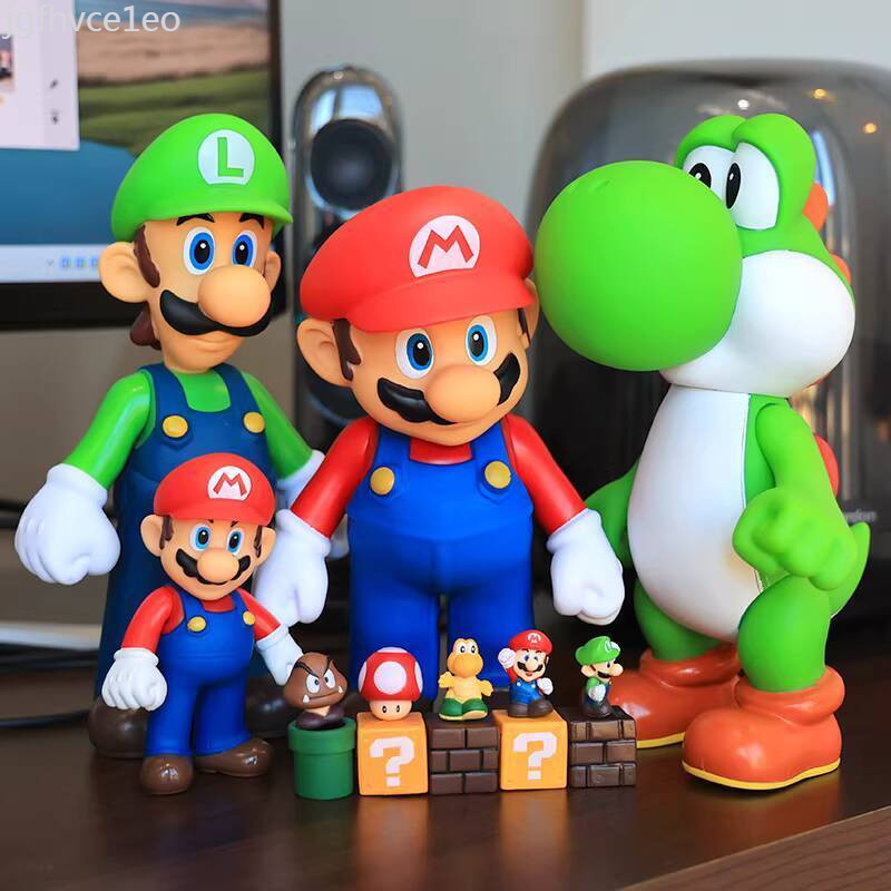 [Siêu Hot]  Mô nhân vật hành động Super Mario, Mario và Luigi Brothers, búp bê vinyl, mô hình đồ ch