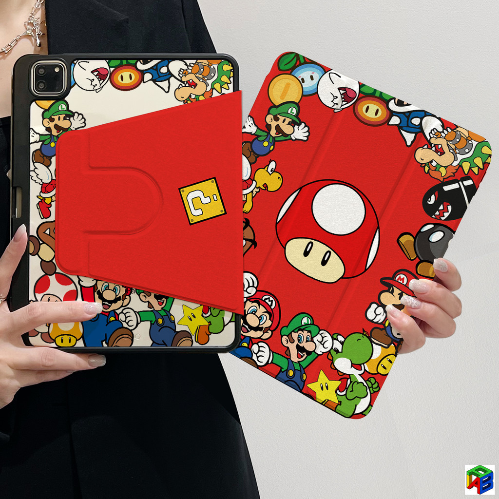 Mario thích hợp cho vỏ bảo vệ ipad10 ipad11-A16 thế hệ 2025 Air7-M3 / Air6 Vỏ máy tính bảng 10.2 inc