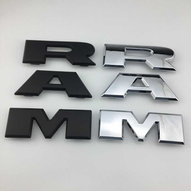 R RAM Trung Quốc Net Label Thích hợp cho Dodge RAM 15 Trung Quốc Net Car Label Nam Da Cừu Thẻ Dán Nh