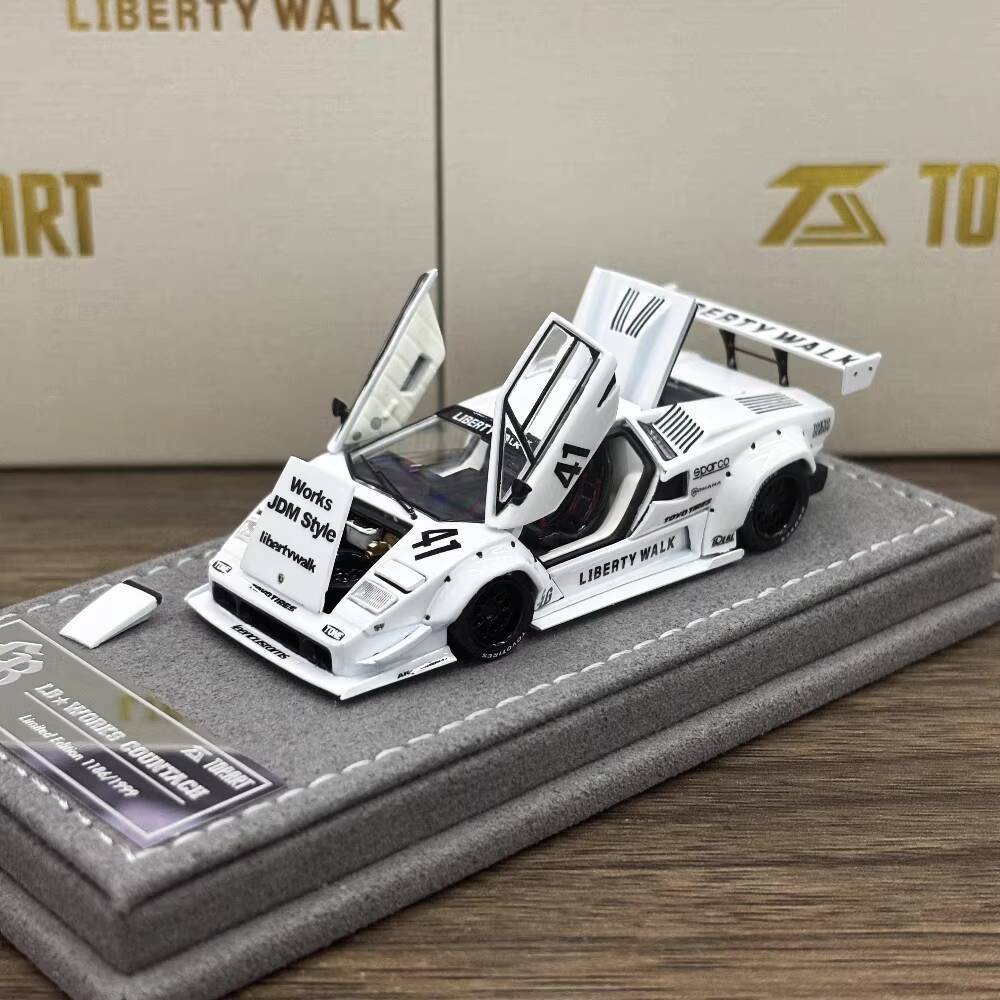 TopArt 1: 64 Liberty Walk Countach 41 #Alloy Mẫu xe