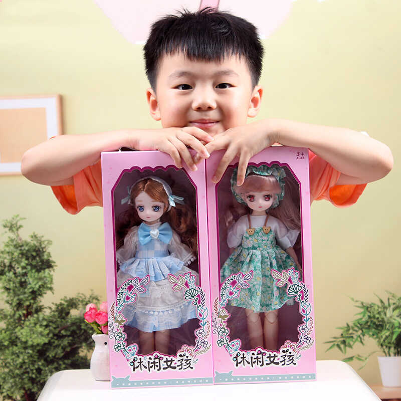 30cm Hengchao bối rối Búp bê Barbie Anime Dress-up Búp bê âm nhạc Cô gái Loli Váy cưới Bộ đồ chơi