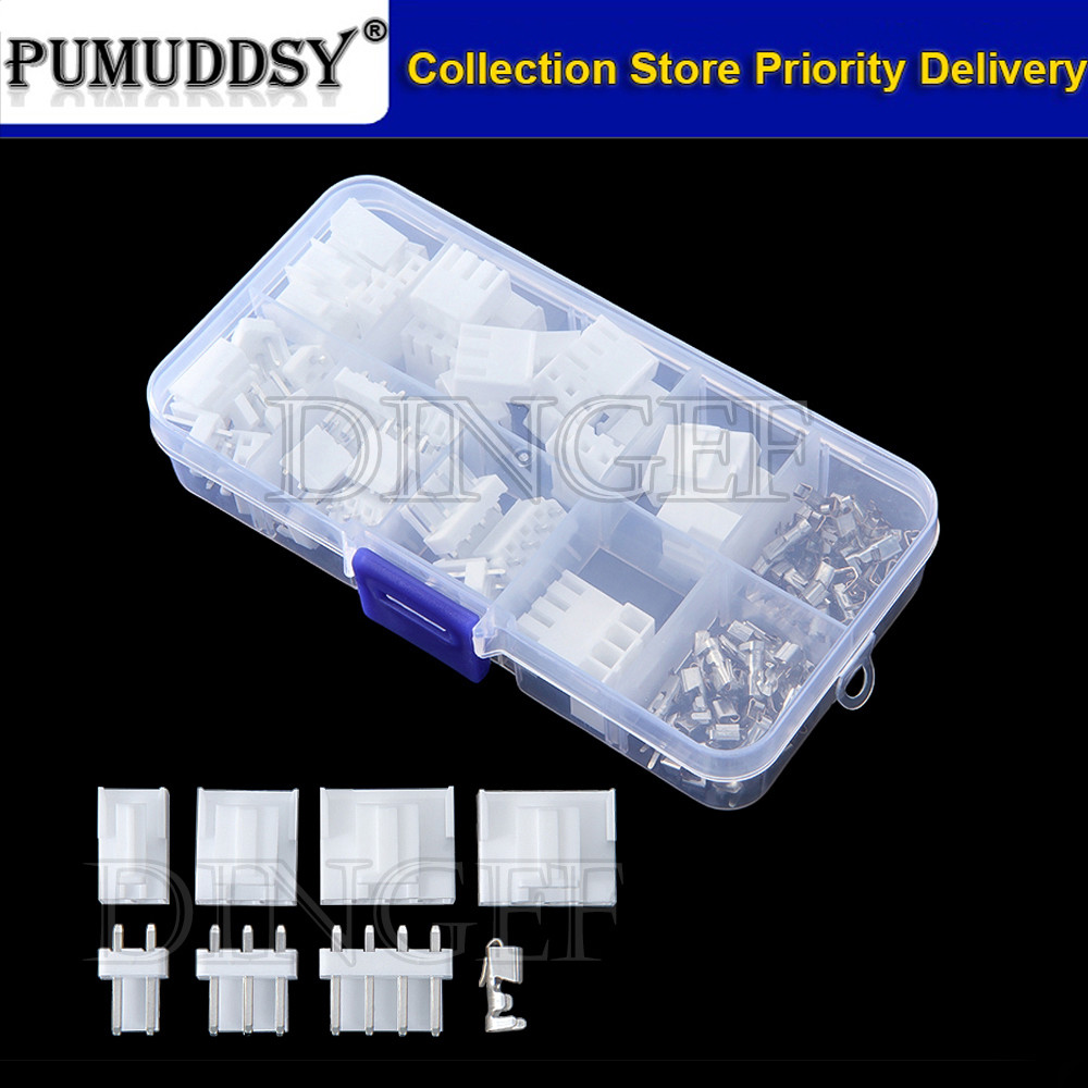 120 Cái / hộp JST VH3.96 Pin Header Connector 2 / 3 / 4 Pin JST VH 3,96mm Nam Cắm Ổ Cắm Nữ Nhà Ở Nhự