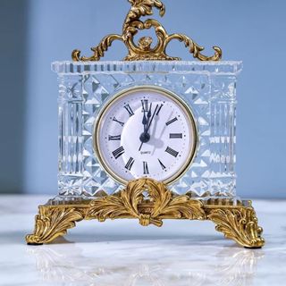 Đồng phong cách châu Âu, cao cấp cho khách và phòng ngủ, đồng hồ để cổ điển, vật sáng tạo, đồ trang trí bàn làm việc.