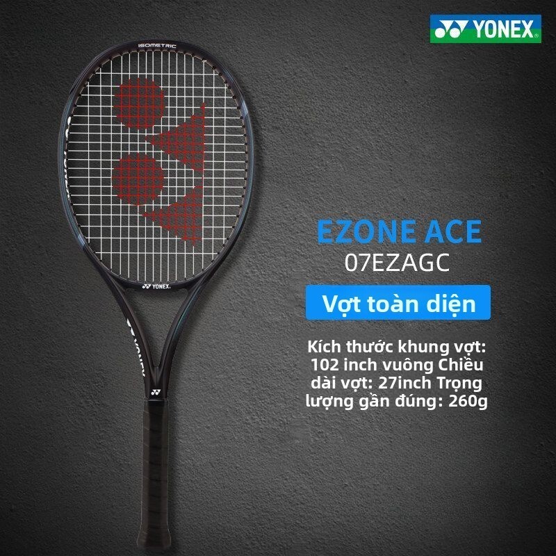 Vợt YONEX ezone dành cho người lớn mới bắt đầu, vợt tennis toàn carbon để tập luyện cá nhân với khả 