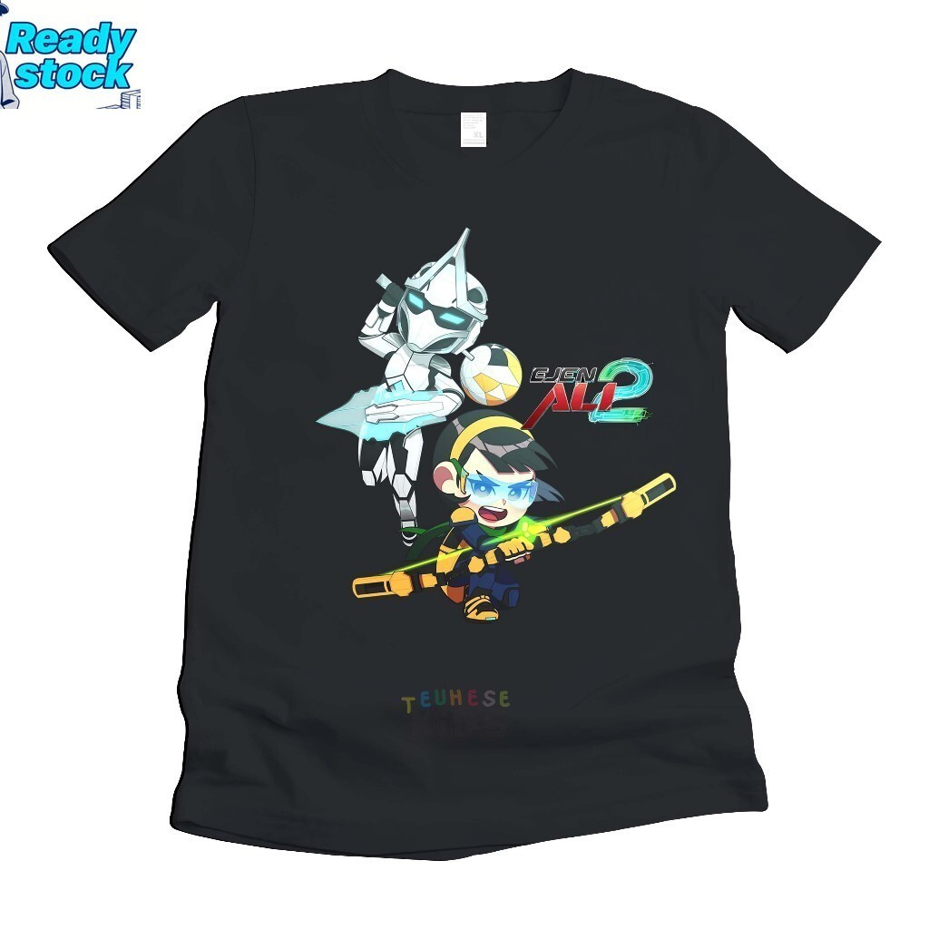 (TÊN MIỄN PHÍ) Áo thun trẻ em "EJEN ALI THE MOVIE 2" mới nhất