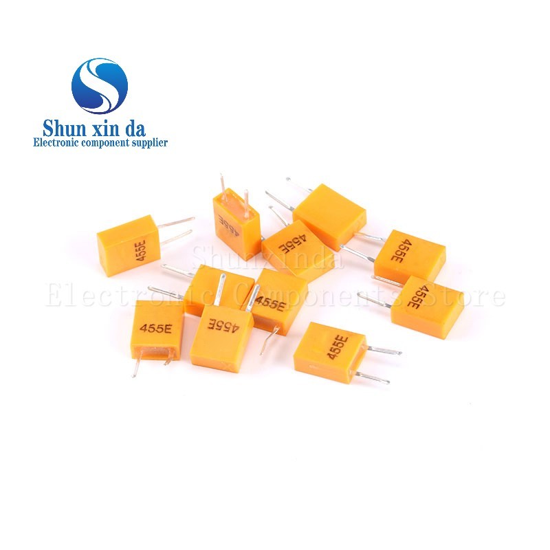 10 Chiếc CRB455E 2Pin 455E 455KHZ Pha Lê Gốm Tivi Điều Khiển Từ Xa Pha Lê Dao Động DIP CRB 455E ZTB4