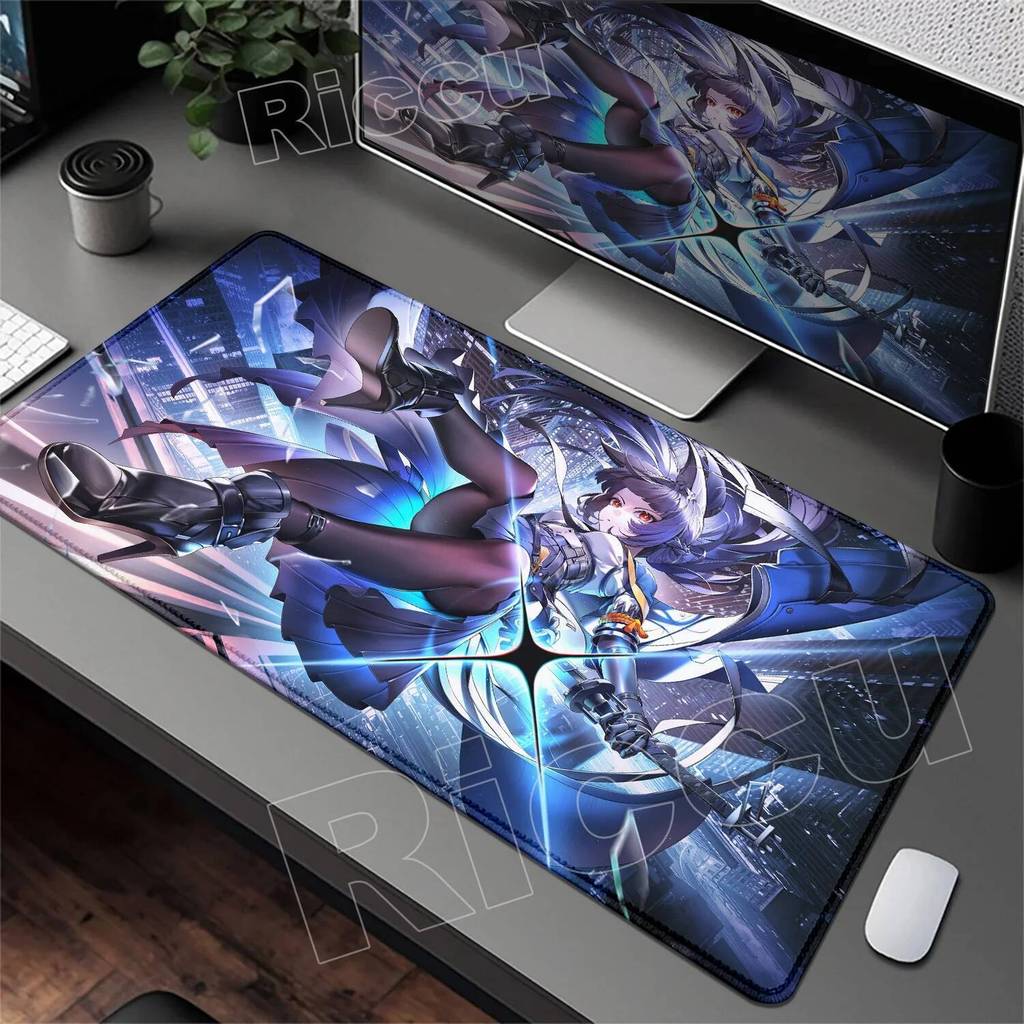 Khá Zenless Zone Zero Mouse Pad ZZZERO ZZZ Nicole Koleda Lycaon Ellen Hoshimi Miyabi Lớn Kawaii Lapt