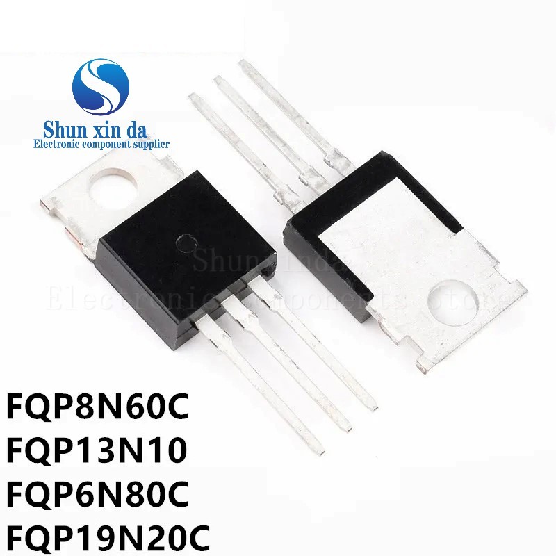10 Cái / lốc FQP8N60C TO-220 8N60C 8N60 7.5 600V N-channel Power MOSFET DIP Transistor TO220