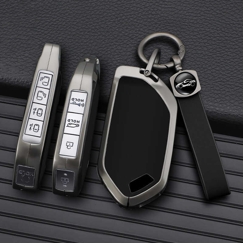 Thích hợp cho 24 Vỏ chìa khóa Kia EV5 ev5 Chìa khóa hợp kim ô tô Điều khiển từ xa Túi bảo vệ L