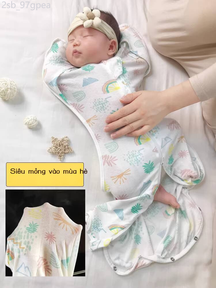 [Đa Năng] Túi bé Mymini phong cách đầu hàng, bọc bé, áo choàng ngủ 0-7 tháng, an toàn cho giấc ngủ,
