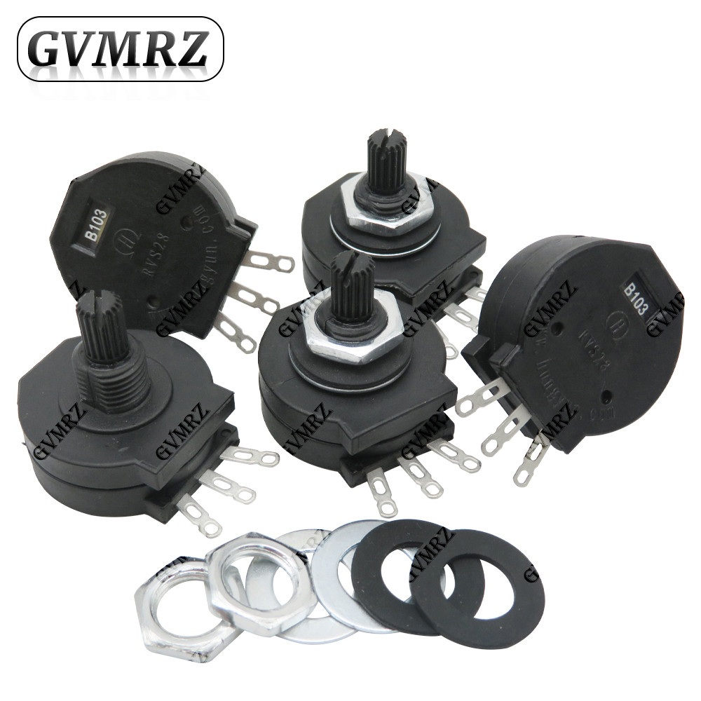3PIN / 6PIN B102 B103 RVS28P-B102 B103 Máy hàn điện chiết áp 2W 1K 10K bộ phận máy hàn RVS28
