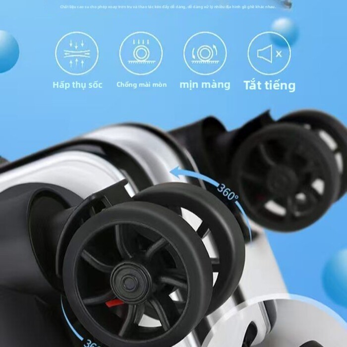 Vali Baodipaul khung nhôm, kéo 24 du lịch đơn giản 22 công tác dung tích lớn 28 xách tay 20 inch, va