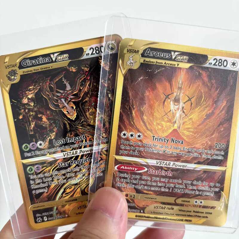 Trang chủ @ Thẻ Pokémon tự chế Quái vật thần thoại Giratina Thần sáng tạo Arceus Vstar Tiếng Anh DIY