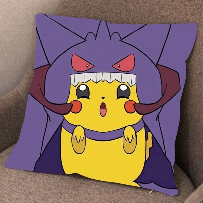 Gengar Anime Gối Pokemon Hàng Hóa Sang Trọng Búp Bê Sofa Đệm Hình Hai Mặt Tùy Chỉnh Vỏ Gối Quà Tặng 