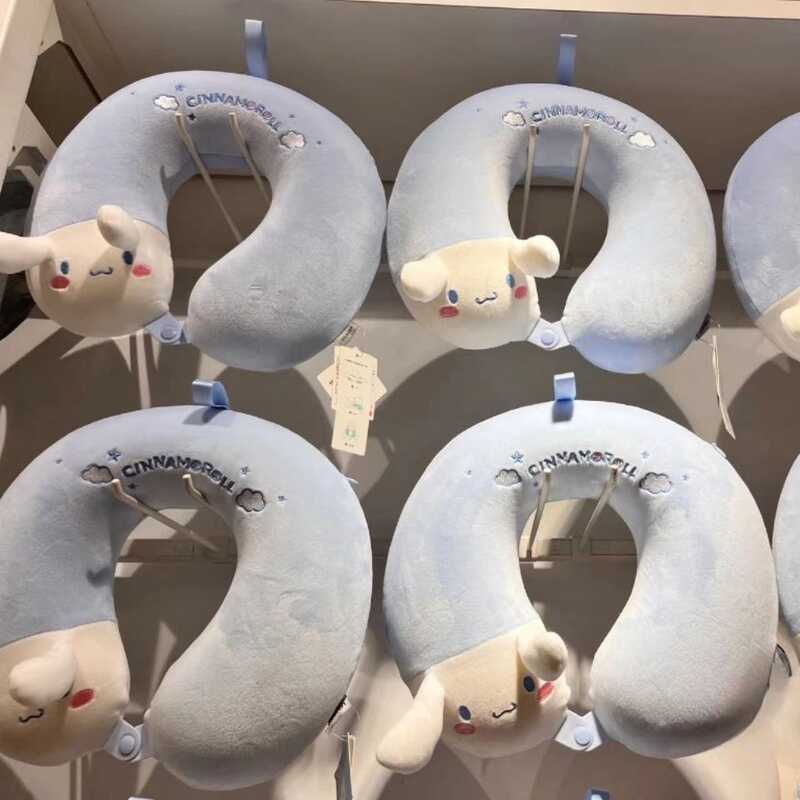 MINISO MINISO MINISO Sanrio Memory Foam Gối Hình Chữ U Du Lịch Cổ Gối Văn Phòng Ngủ Hoạt Hình Gối