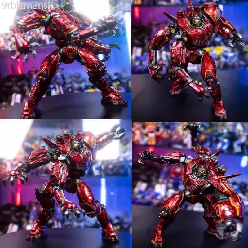 [HOT HIT] Mô hình robot đồ chơi hành động NECA Pacific Rim Electroplated Storm Crimson Mecha cho t