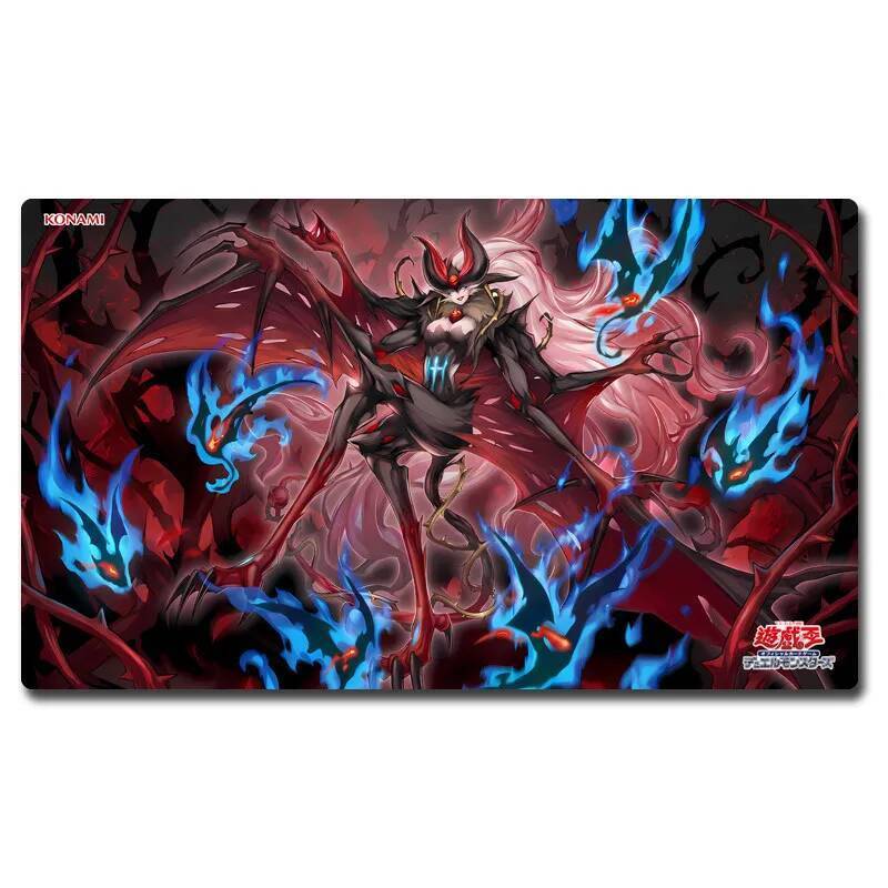 600X350X2Mm Tự làm Yu-Gi-Oh Azamina Mu Rcielago Thẻ Trận Thảm Đơn Người Chơi Ban Thẻ Trò Chơi Duel T