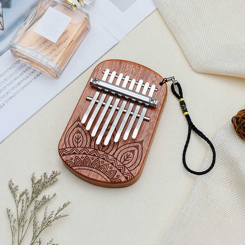 Vừa 8Tone Mini Ngón Tay Cái Piano Sabilimu Mini Ngón Tay Piano Kalimba Kalimba Nhạc Cụ