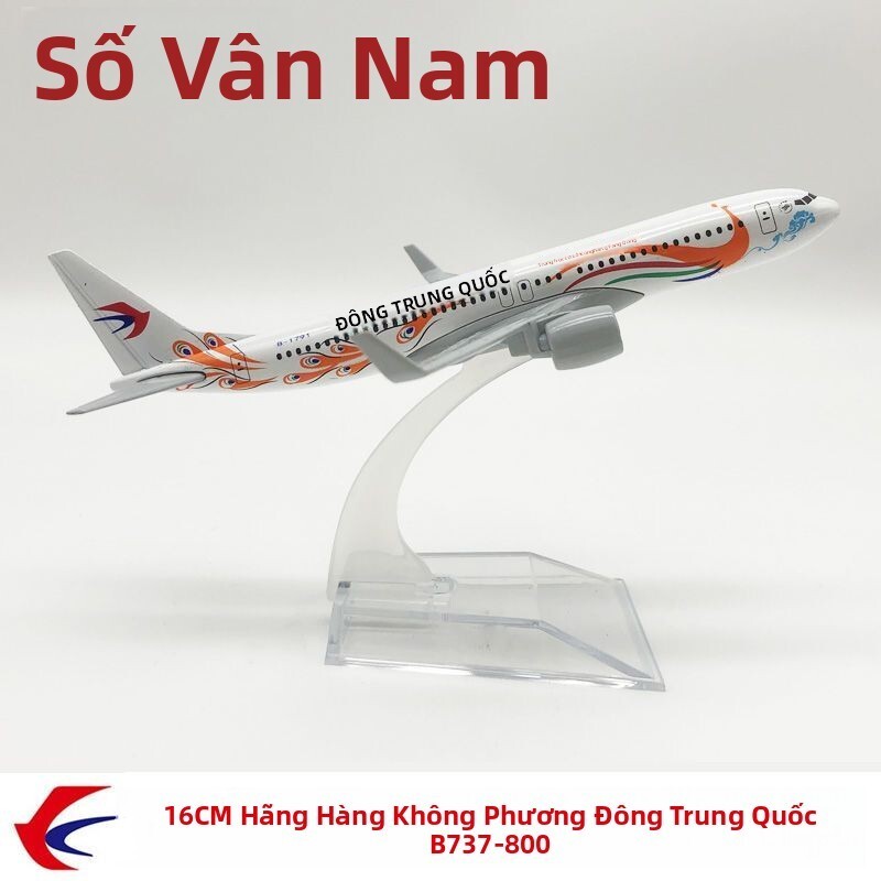 Mô máy bay chở khách tĩnh 16CM của China Eastern Boeing B737-800 và hãng hàng không Yunnan Airlines 