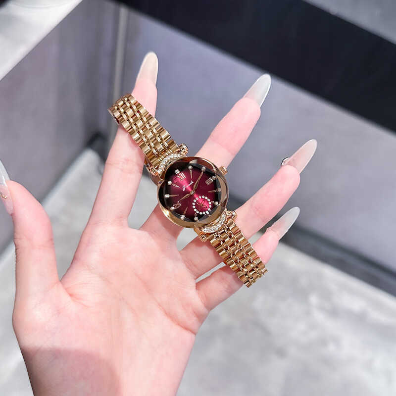 JRANDE JRANDE Sản phẩm mới Đồng hồ nữ thạch anh chống nước cũ độc lập Tóc thẳng