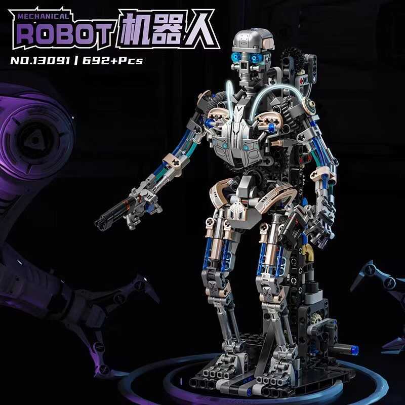 Tương thích với Lego Beauty và Lighting Body Skull Frame Robot Model Toy Boy Toy Toy Gift
