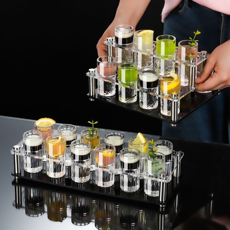 Bộ cocktail Bar Fireable Bullet Cup B52, bộ ly shot cao cấp