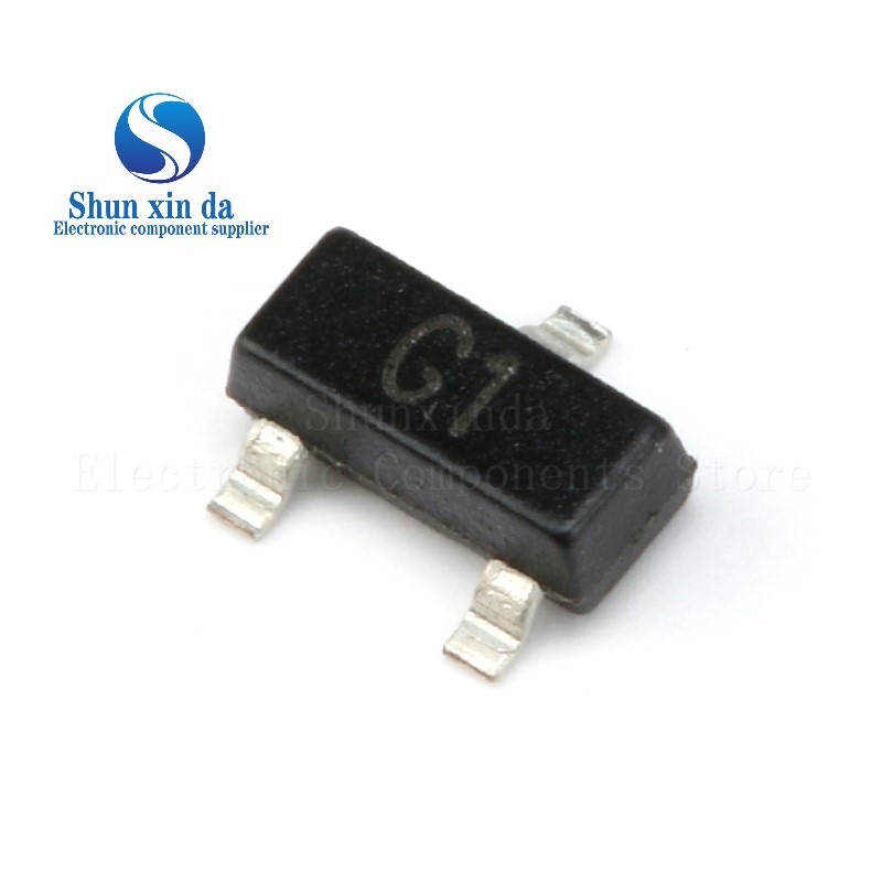 100 CÁI 2N5401 2N5551 MMBT5401 MMBT5551 2L G1 TO92 SOT23 PNP NPN 160V 150V 600mA 5401 5551 DIP SMD T